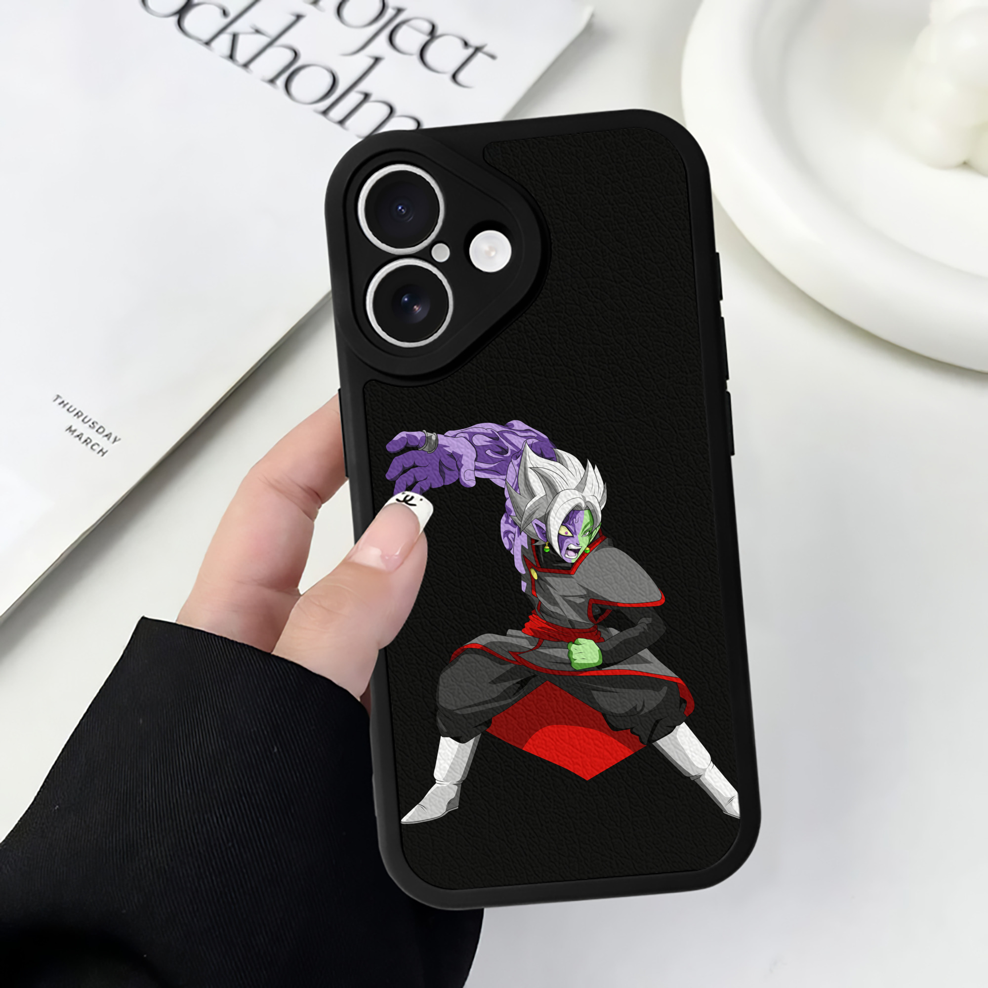 （画像用） ドラゴンボール ベジット DRAGON BALL Vegetto 【iPhone 16シリーズ対応】シリコンスマホケース（レザー調） 材質：シリコン